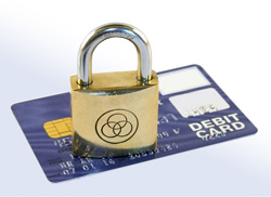 Picture of lock indicating secure course payment and registration